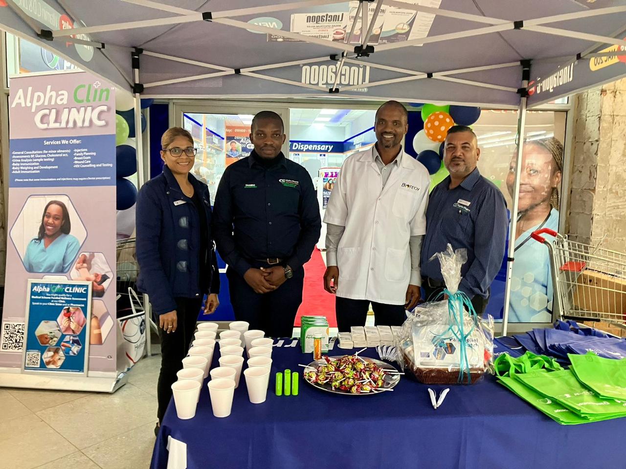 Divine Inspiration pharmacy team at a community health event
