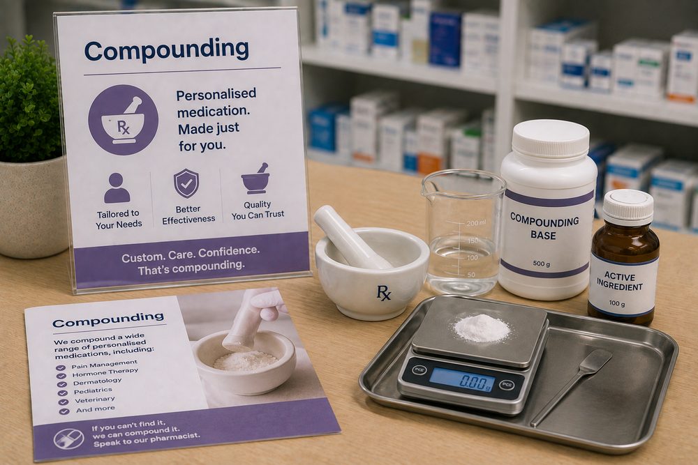 Pharmacy compounding and personalised medication preparation