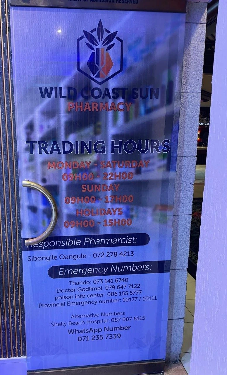 Wild Coast Pharmacy in Port Edward / Wild Coast